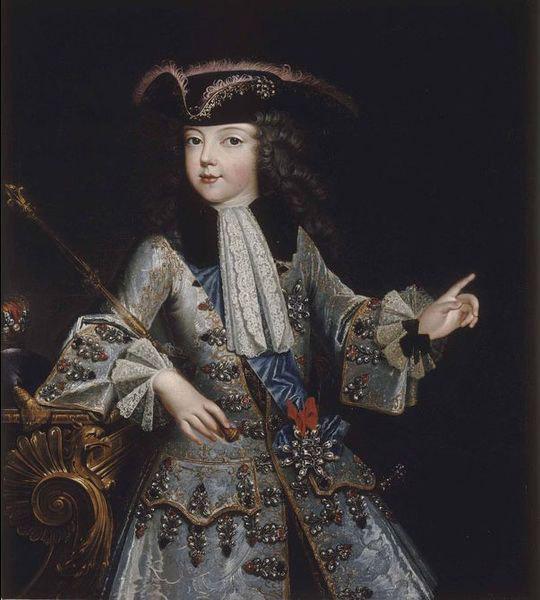 unknow artist Portrait of a young Louis XV of France. oil painting picture